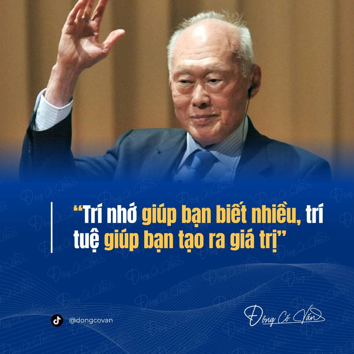 Trí nhớ giúp bạn biết nhiều, trí tuệ giúp bạn tạo ra giá trị