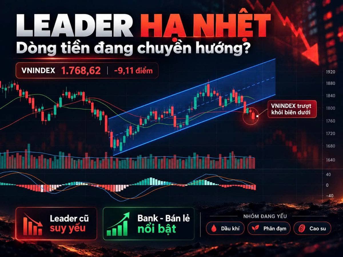 VNINDEX MẤT 9 ĐIỂM, NHƯNG ĐIỀU ĐÁNG CHÚ Ý LẠI NẰM Ở NHỮNG CỔ PHIẾU TỪNG TĂNG MẠNH. VNINDEX kết thúc  ...