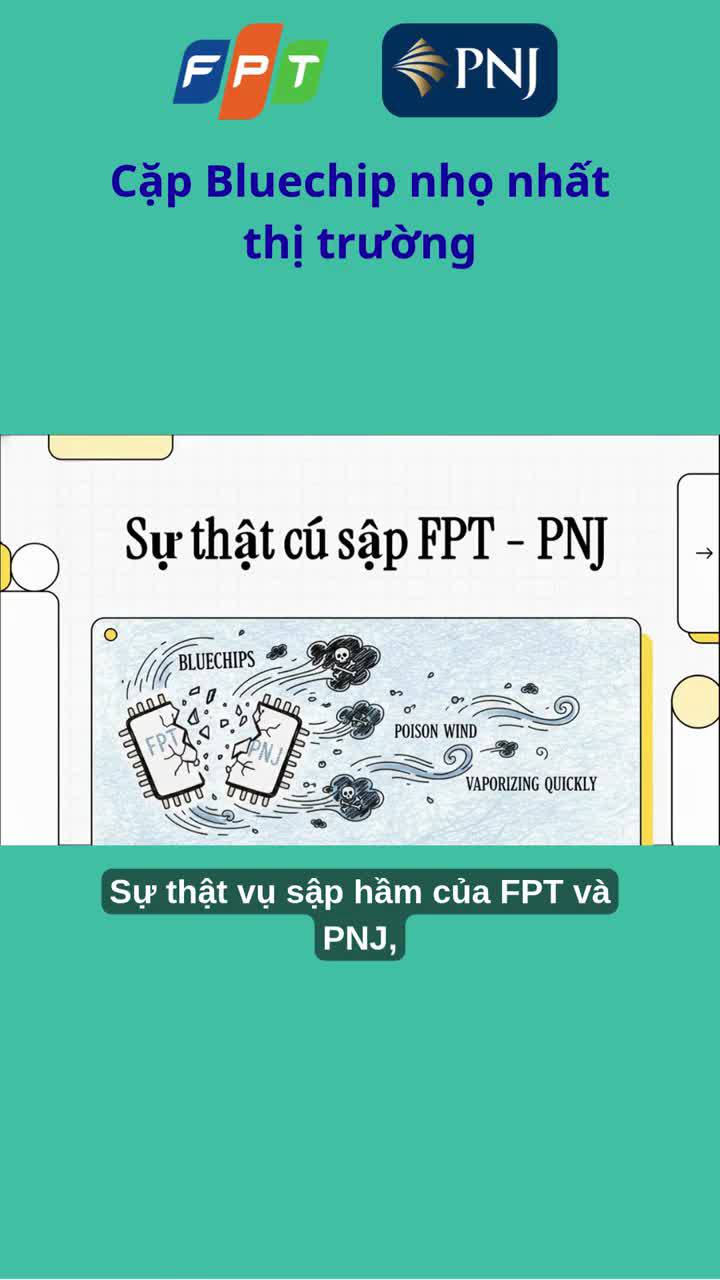 FPT - PNJ: Bộ đôi Bluechip "nhọ" nhất thị trường lúc này!