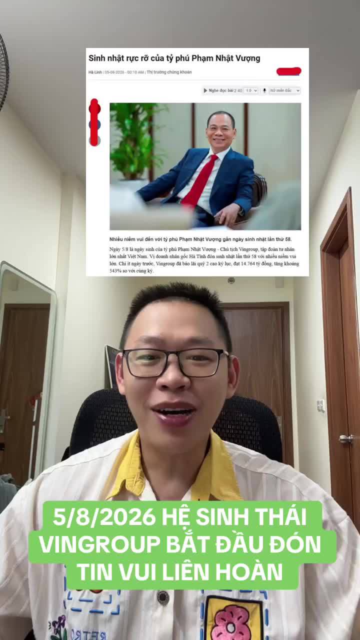Hệ sinh thái Vingroup bắt đầu đón tin vui liên hoàn