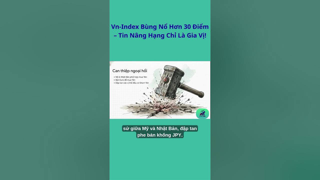 Ai cũng nghĩ VN-Index tăng dựng đứng hơn 30 điểm là nhờ tin nâng hạng FTSE? 
Bạn chỉ mới nhìn thấy phần nổi của tảng băng chìm! 📉⚠️