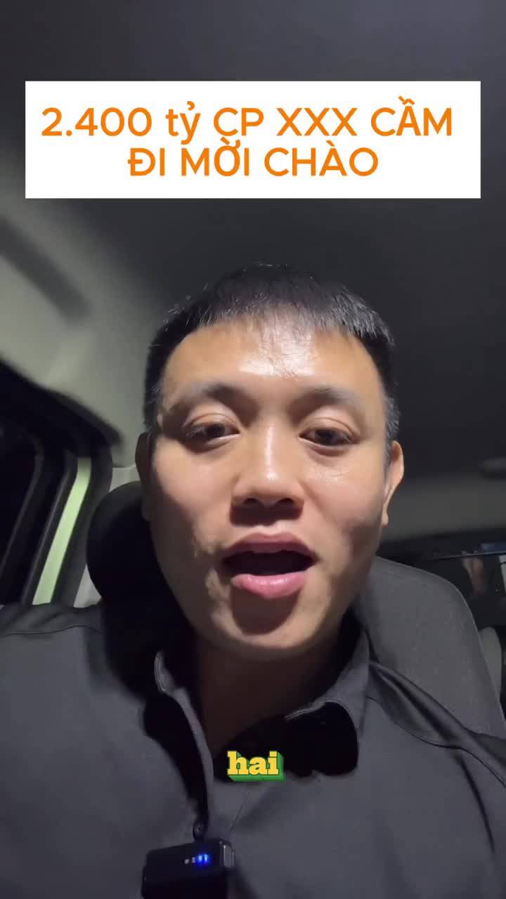 Deal 2.400 tỷ CP XXX