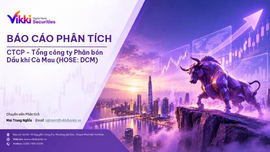 DCM: Khuyến nghị MUA với giá mục tiêu 44,400 đồng/cổ phiếu