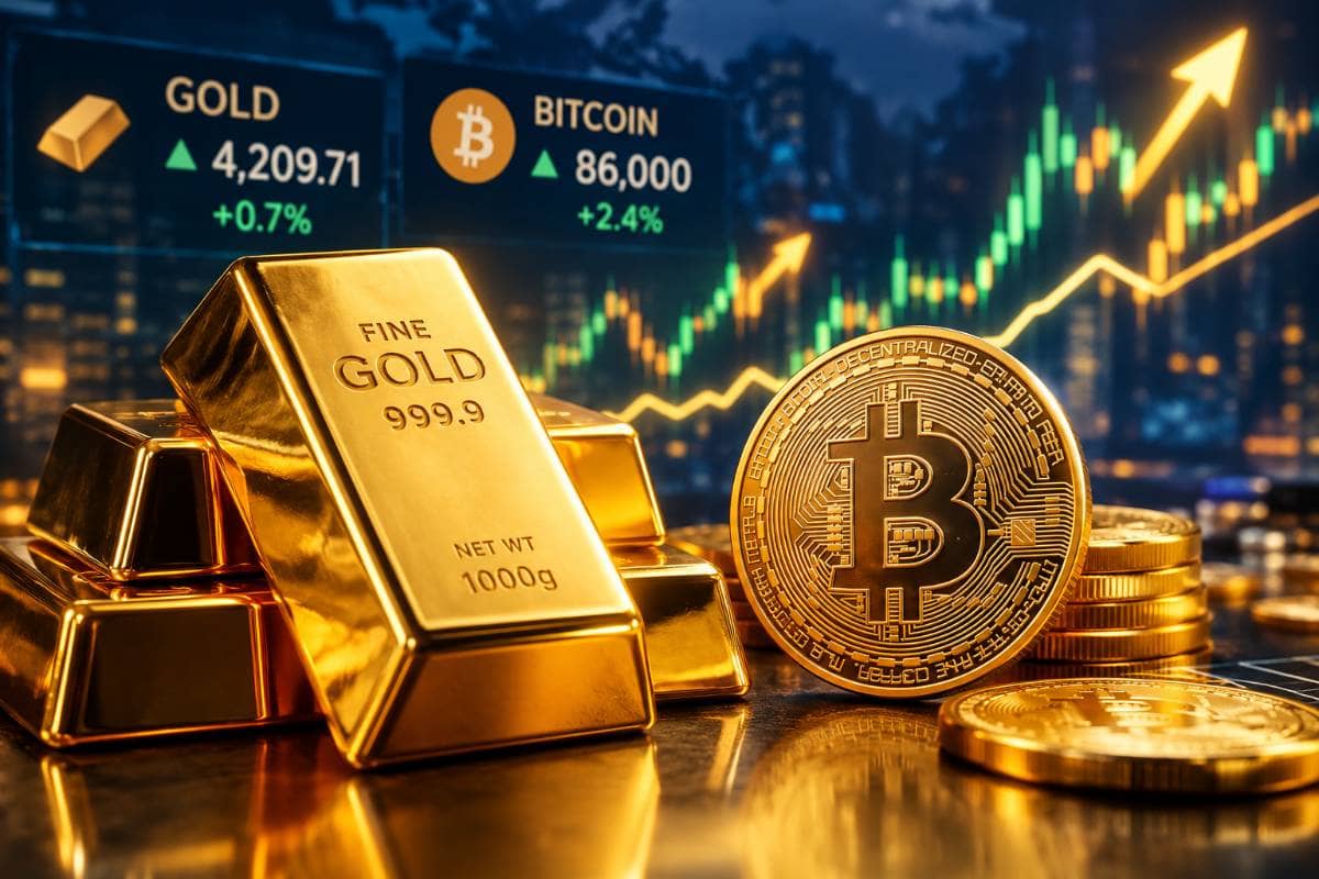 Lạm phát Mỹ hạ nhiệt, vàng và Bitcoin bật tăng – Fed đứng trước bài toán lãi suất. Giá vàng và Bitcoin  ...