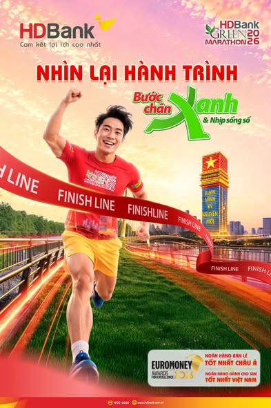 Green Marathon 2026: Cùng HDBank nhìn lại hành trình những bước chân xanh hòa nhịp sống số!