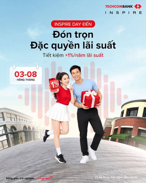 Inspire Day đến, đón trọn đặc quyền lãi suất