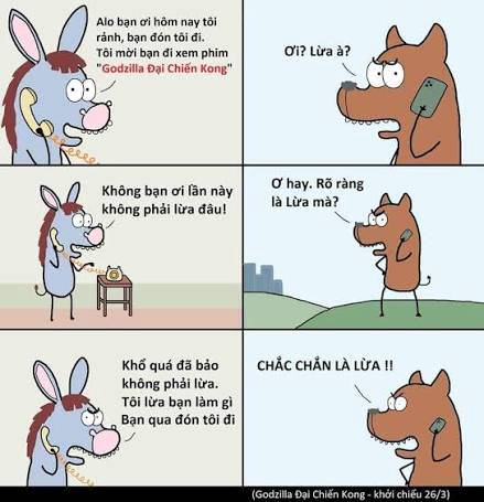 Alo lừa à? - Không bạn ơi - chắc chắn là lừa rồi!
