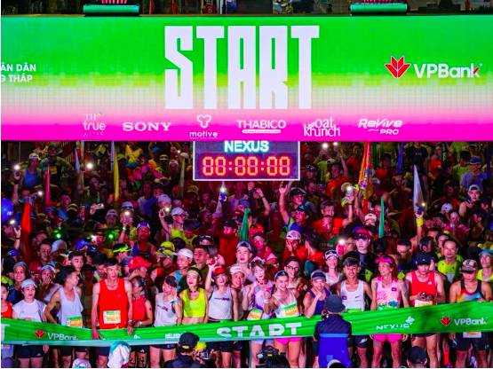 VPBank Đất Sen Hồng Music Marathon 2026 chứng kiến màn tranh tài gay cấn của hơn hàng chục nghìn vận động viên