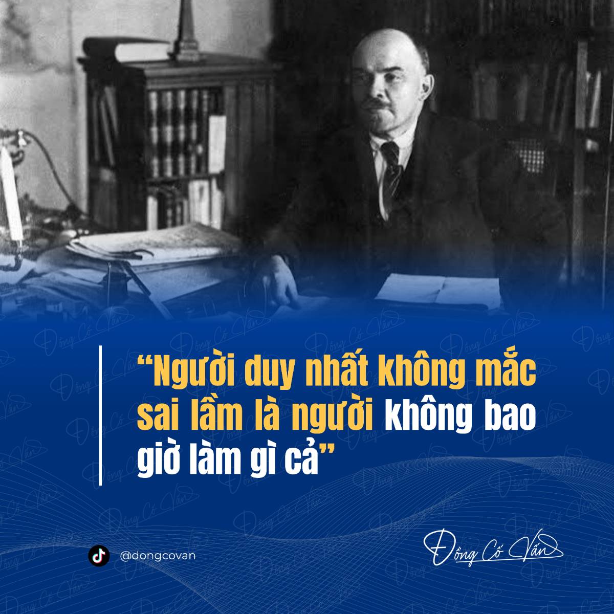 “Người duy nhất không mắc sai lầm là người không bao giờ làm gì cả.” — Theodore Roosevelt. Có một nỗi  ...