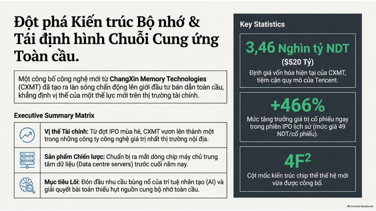 Tập đoàn sản xuất chip bộ nhớ hàng đầu Trung Quốc ChangXin Memory Technologies (CXMT) vừa tuyên bố đạt  ...