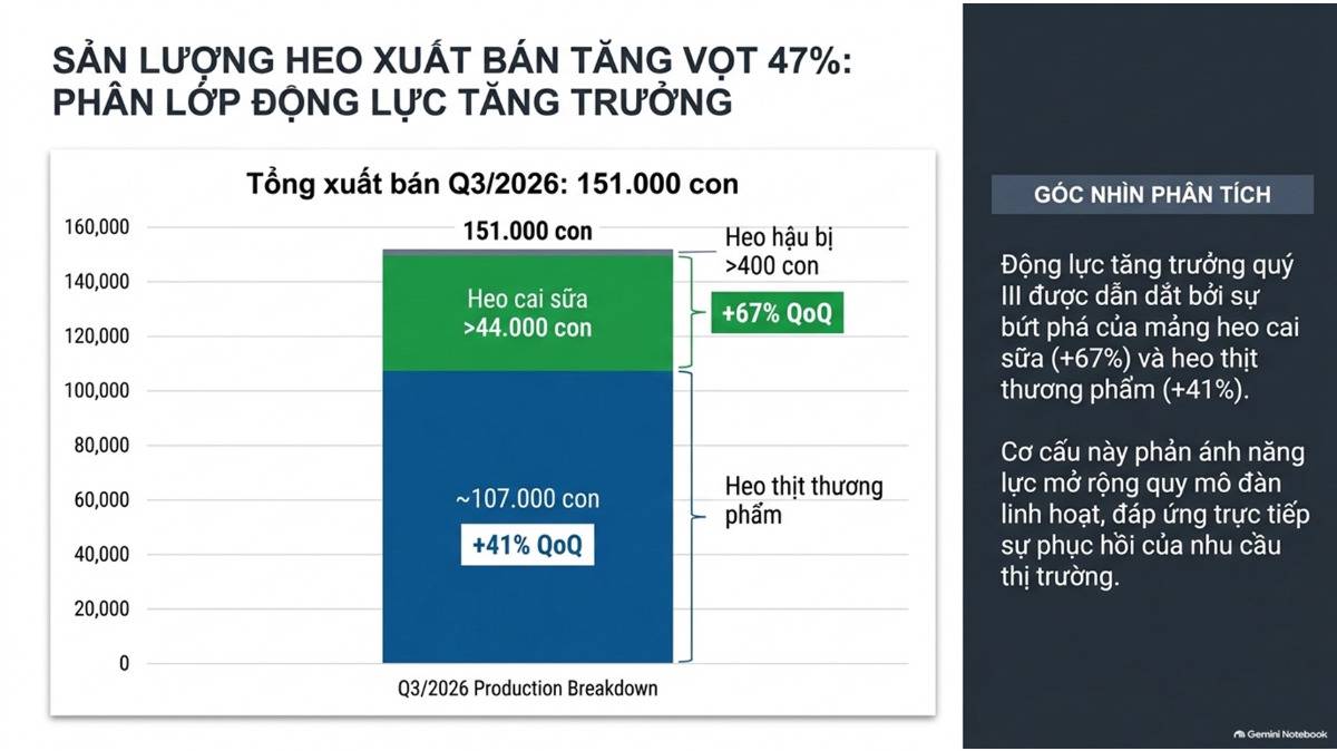 Trong Quý III/2026, Công ty Cổ phần Phát triển Nông nghiệp Hòa Phát (Mã: HPA) ghi nhận đà tăng trưởng  ...
