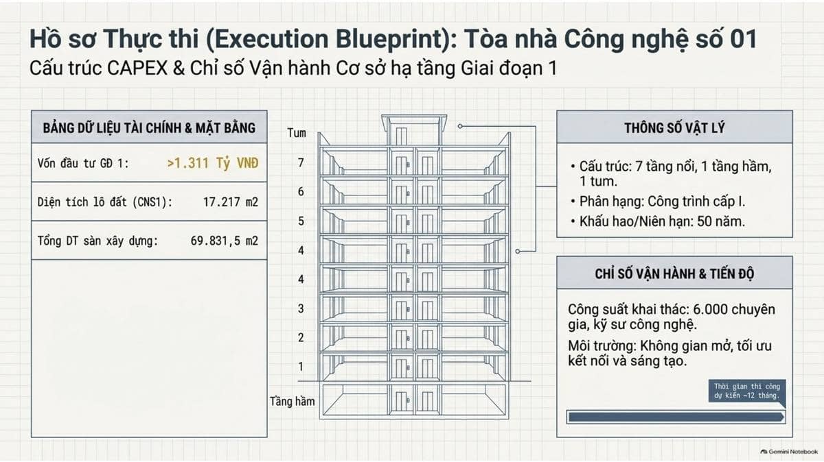 Khởi công Tòa nhà Công nghệ số 01: FPT kích hoạt dự án 3,3 tỷ USD