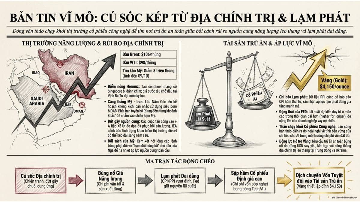 Thị trường hàng hóa phiên giao dịch thứ Năm ghi nhận sự bứt phá đồng loạt của giá dầu thô và giá vàng  ...