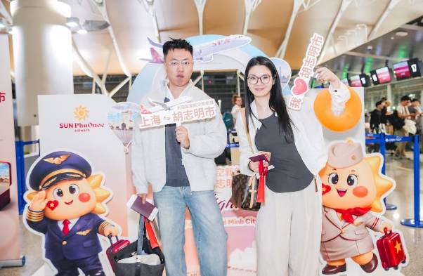 Sun PhuQuoc Airways mở đường bay hàng ngày đầu tiên tới Trung Quốc, kết nối Thượng Hải - TP.HCM