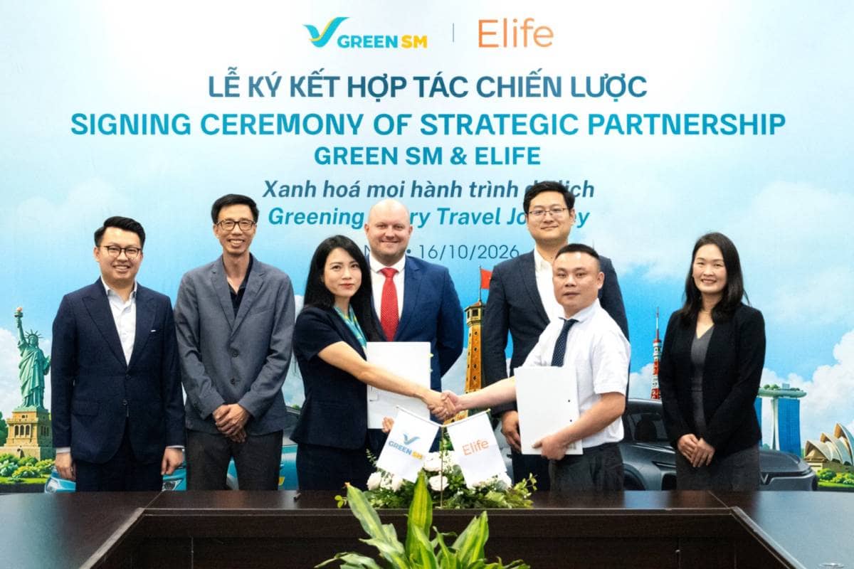 Green SM và eLife hợp tác thúc đẩy giao thông xanh trong lĩnh vực du lịch