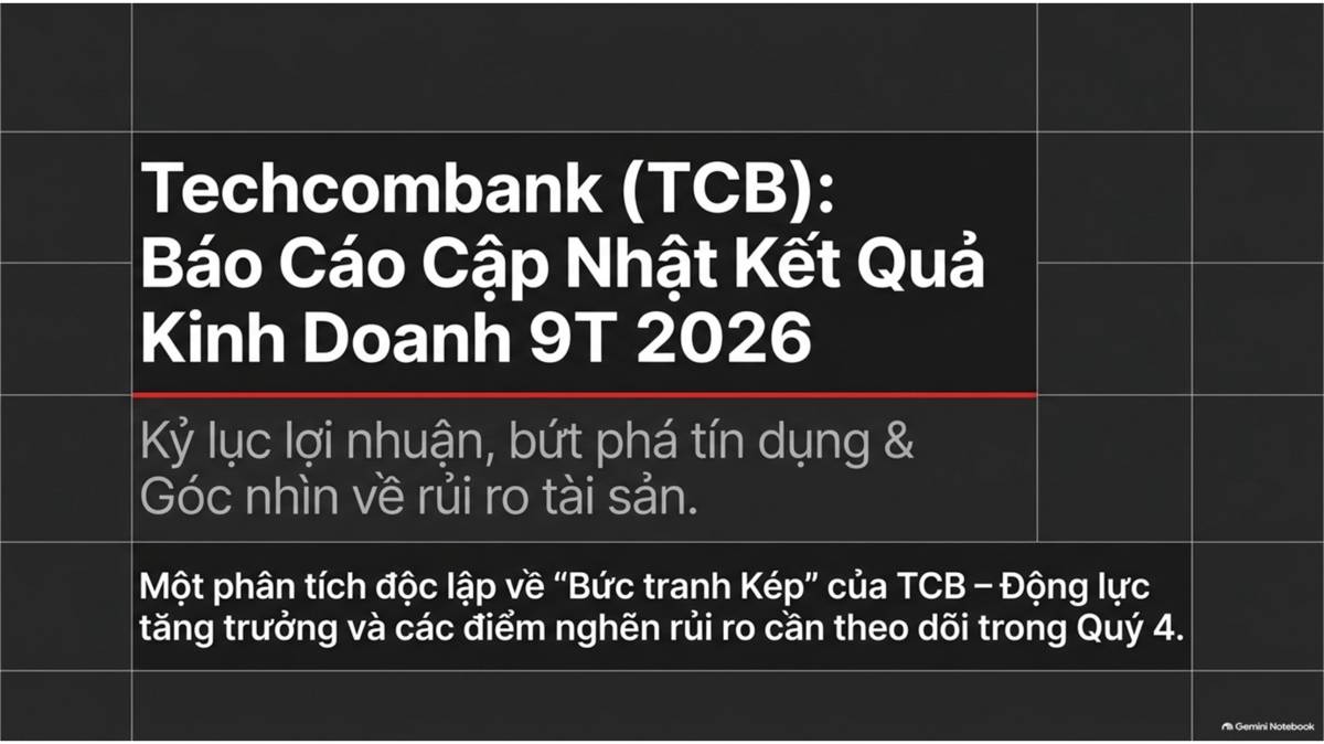 TCB - Báo cáo KQKD 9T 2026