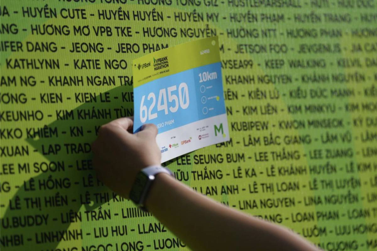 VPBank Hanoi International Marathon 2026 khẳng định dấu ấn riêng qua ngôn ngữ thiết kế hiện đại