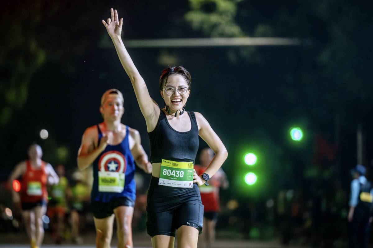 Những “bóng hồng” chiếm spotlight tại VPBank Hanoi International Marathon 2026