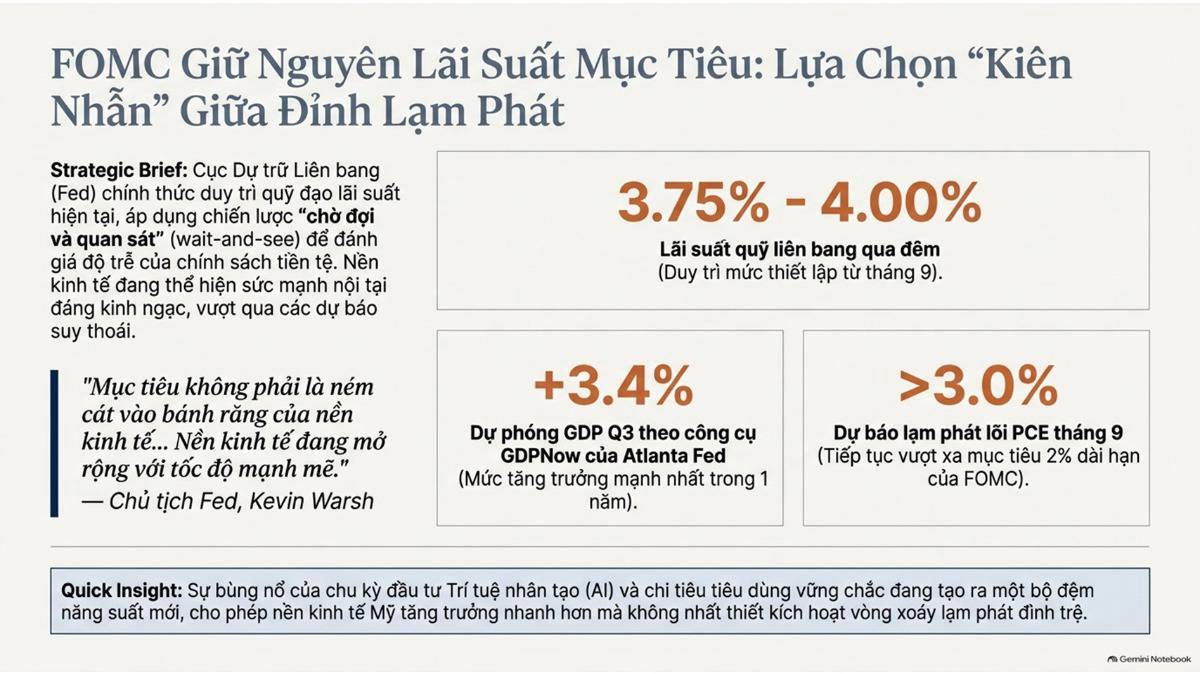 Báo cáo Tóm tắt nhanh Quyết định chính sách tiền tệ của Cục Dự trữ Liên bang Mỹ (Fed).