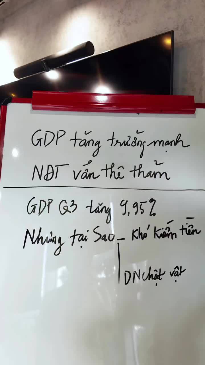 GDP tăng trưởng mạnh nhưng sao nhà nhà người người lại khó kiếm tiền đến thế?
 #huyvodautu #GDP  #laisuat