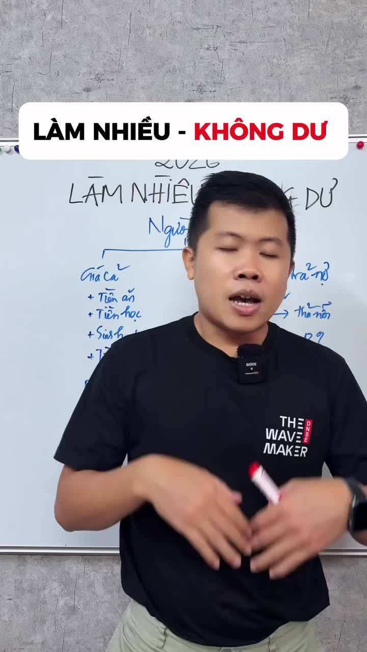 2026 làm nhiều nhưng chưa có dư