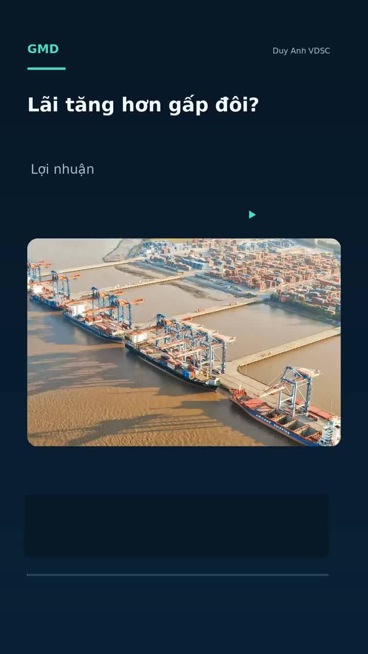 GMD Lãi quý 3 có thể tăng hơn gấp đôi #chungkhoan #dautu #taichinh #cophieu #GMD