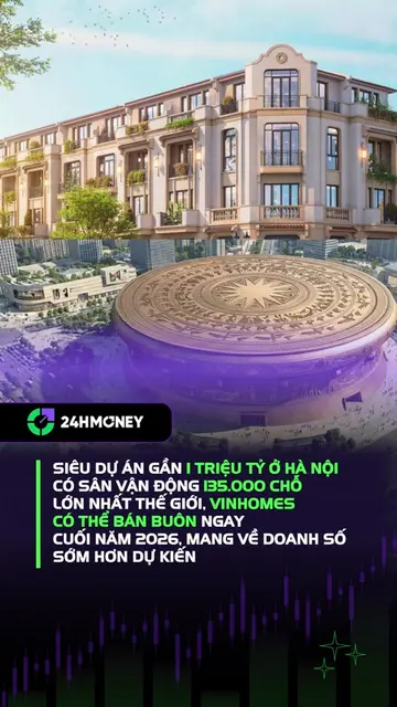 Không cần chờ xây xong sân vận động 135.000 chỗ, Vinhomes có thể bán buôn siêu dự án gần 1 triệu tỷ ở Hà Nội ngay cuối năm 2026