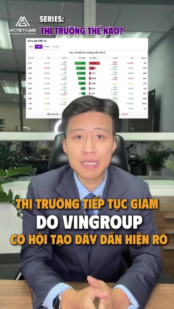 [SERIES: THỊ TRƯỜNG THẾ NÀO? - 16] Thị trường tiếp tục giảm do Vingroup, cơ hội tạo đáy dần hiện rõ